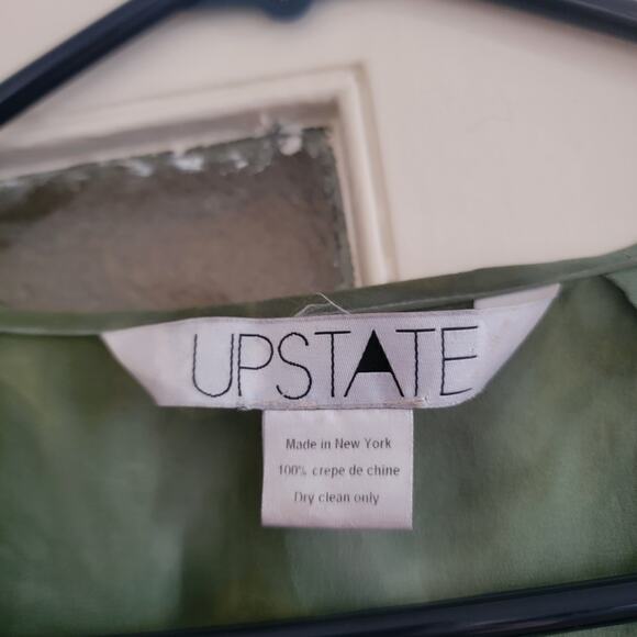 Upstate NY Silk Hand Dyed Ruana/Poncho One Size - Picture 8 of 9